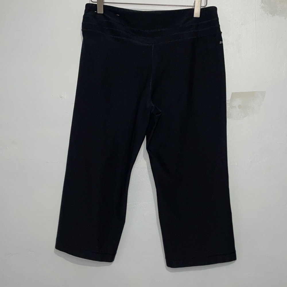 (2/$15) Size M Women’s Nike Black Yoga Pants/ Leggings Wide Leg - Picture 5 of 5